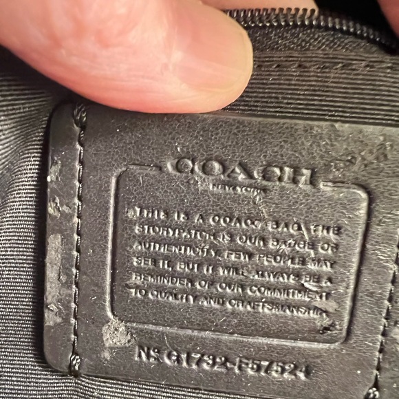 COACH Vintage Black Dome Crossbody Bag EUC - Picture 11 of 12